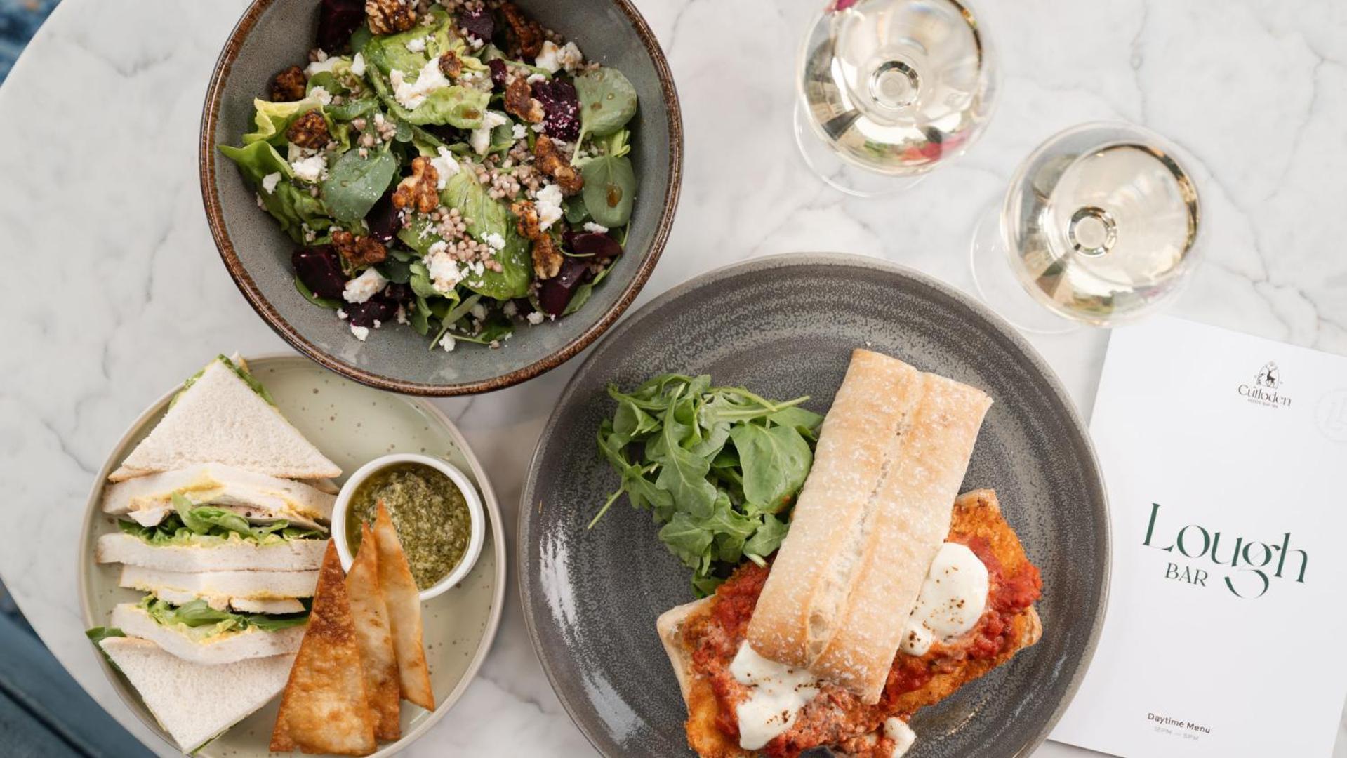 The Culloden Estate And Spa Holywood  Exterior foto A selection of dishes from the menu